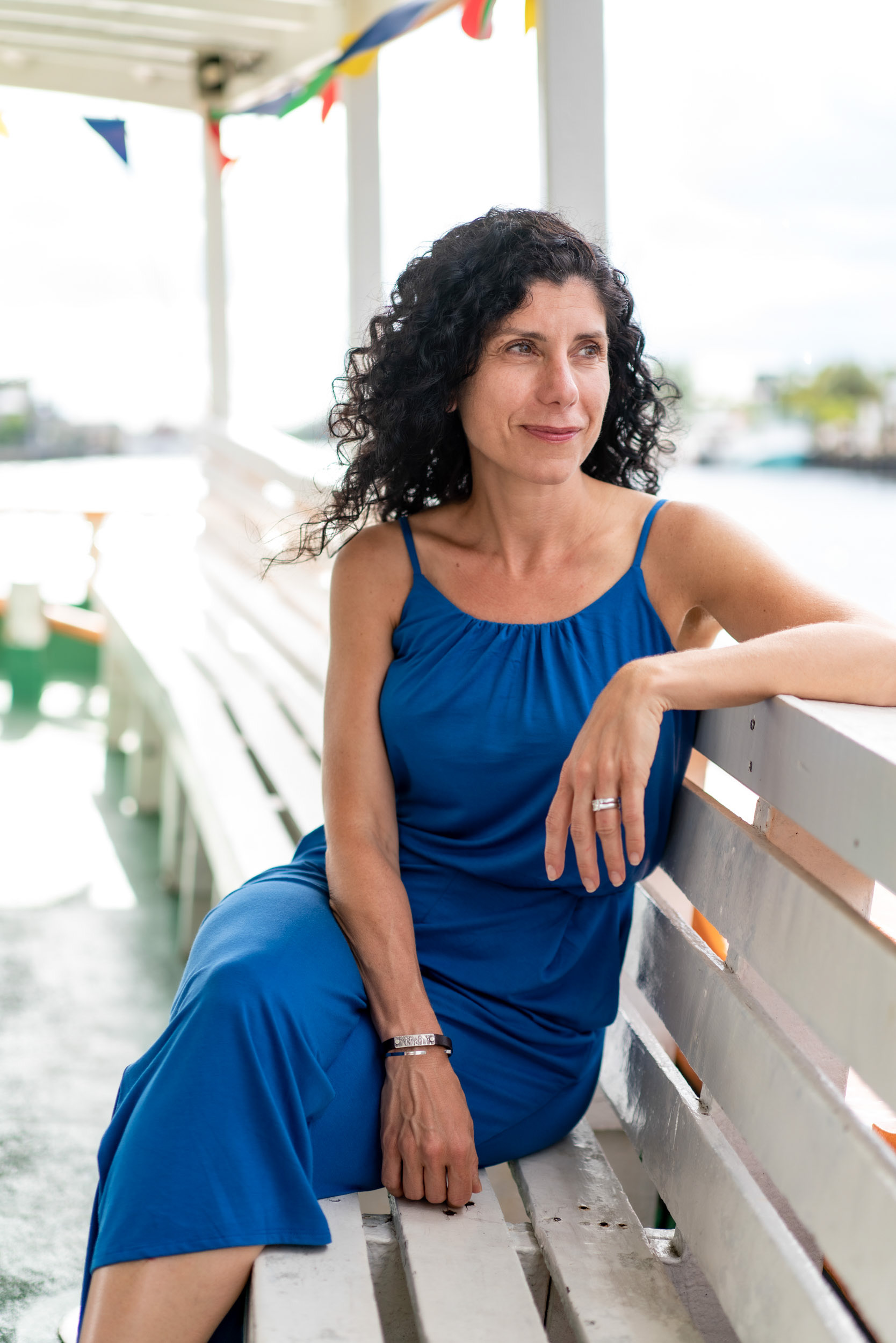 Portraits of Koula Kazista at the historic Sponge Docks in Tarpon Springs, FL June 30, 2019. Photographer: Chris Lake Assigning Editor: Caitlin DeFlaviis Model Release on File